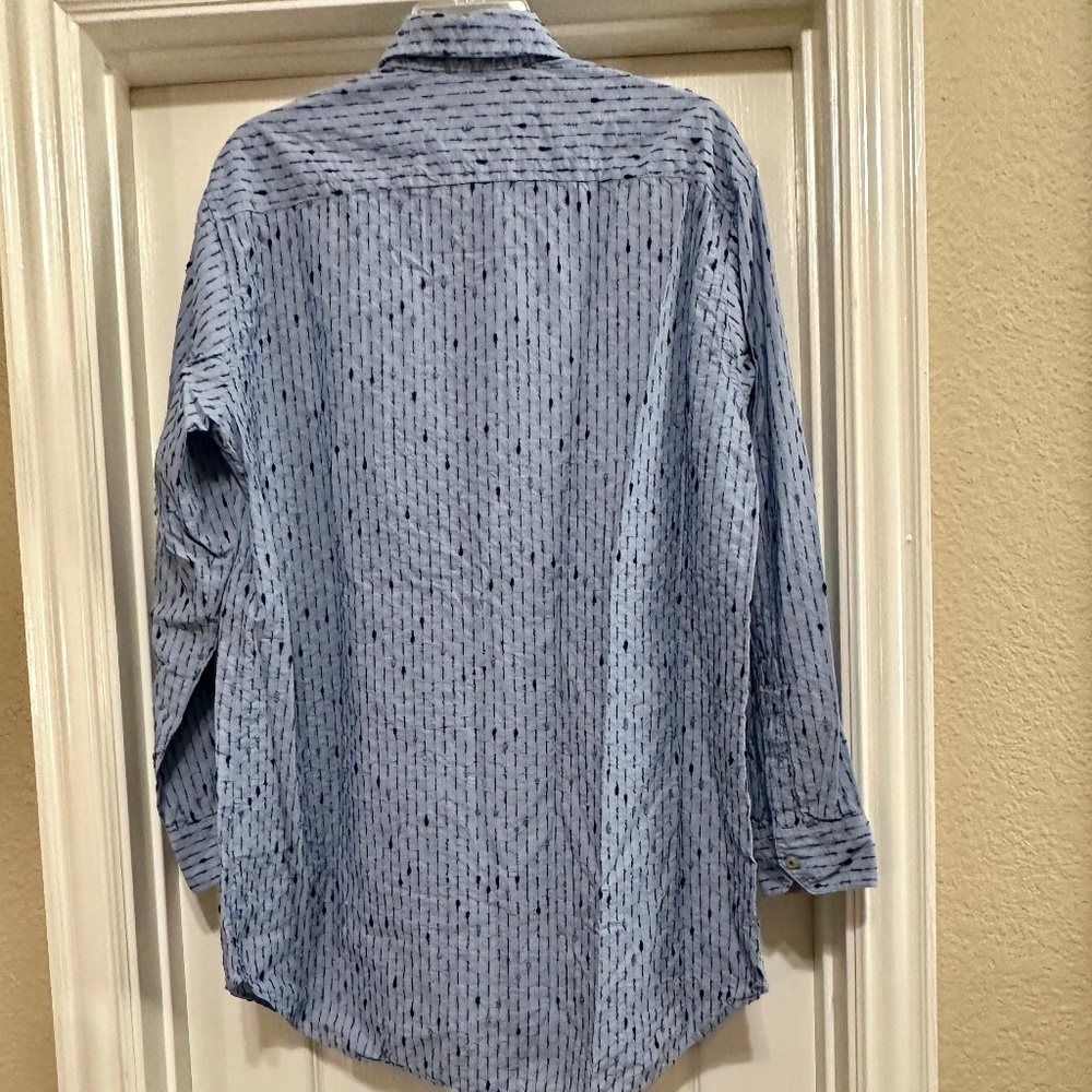 0039 Italy Tunic Pullover Shirt Top L - Picture 2 of 6
